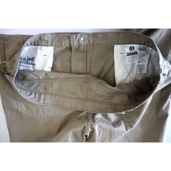 Levi's 559 Men's Big & Tall Sz 46x32 Beige Denim Relaxed Straight Fit Jeans - Picture 6 of 6